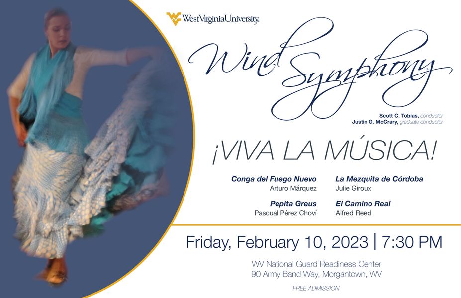 Wind Symphony Feb 10 Concert Poster